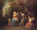 La Danse Champetre Jean Antoine Watteau clásico rococó